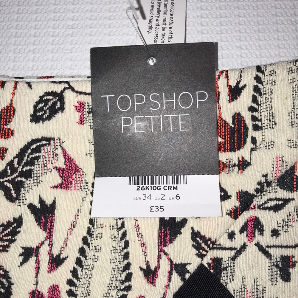 NWT - TopShop Petite Mini Skirt - Picture 4 of 6